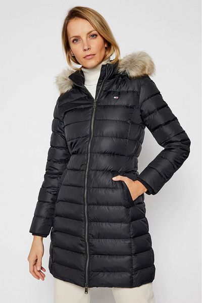 Tommy Hilfiger Geaca Tommy Hilfiger din puf Essential DW0DW09060 Negru S INTL