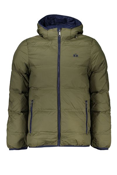 La Martina La Martina Men's Down Jacket with Hood Green XL INTL