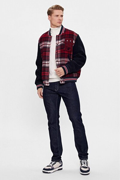 Tommy Hilfiger Tommy Hilfiger Varsity Bomber Jacket MW0MW34023 Red 2XL INTL