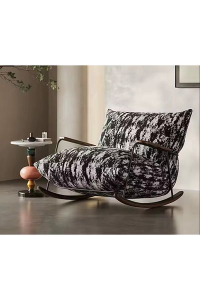 SAHABA Rocking chair with wooden handles