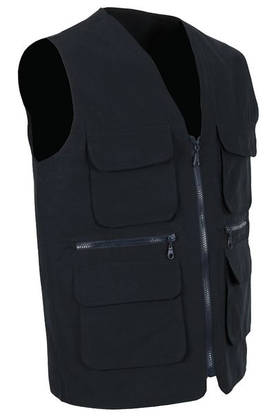Modarar Men's Linen Vest Navy Blue Color Regular Fit Rar01307