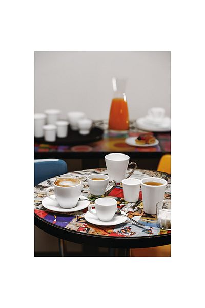 BORMIOLI Set 4 cesti espresso Bormioli Aromateca Oslo alb