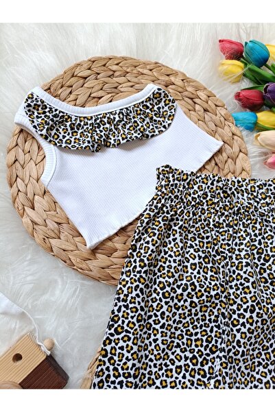 bright moon Girl's Floral Baggy Suit