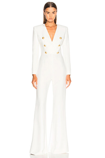 By Umut Design Double Breasted Buttoned Jumpsuit
