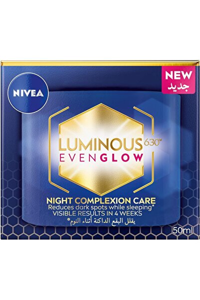 NIVEA NIVEA Luminous 630 Night Face Cream for Radiant Skin and Dark Spot Protection, 50 ml