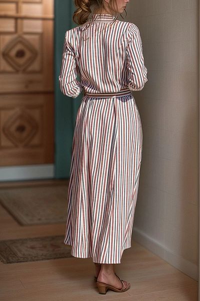 bacc Rochie cămașă Kilos pentru femei, cu buzunare, cu centură, Bcbsk-25700-3259