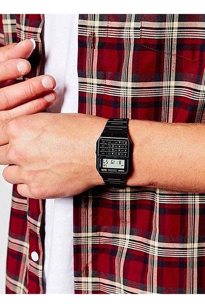 Casio Men's Water Resistant Digital Calculator Watch CA53W-1 - 35 mm - Black