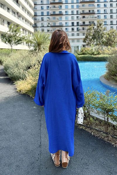 bacc Women's Saks Light Fabric Oversize Dress Bcbsk-25700-3440