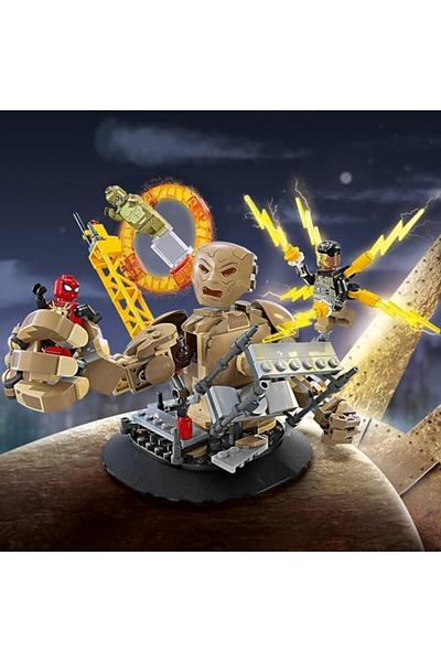 STOREMAX Jvnnastore Marvel Spider-Man Vs. Sand Man: Final Battle 76280 – 10 Years Old and Above Super