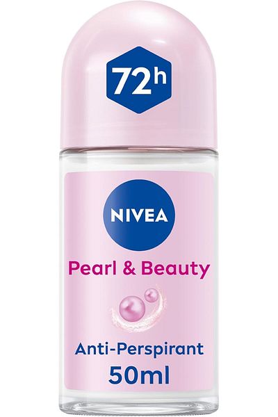 NIVEA Roll-On Deodorant for Women, Pearl & Beauty, 50ml