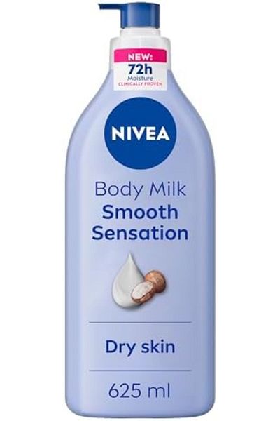 NIVEA Body Lotion Smooth with Shea Butter for Dry Skin 625ml