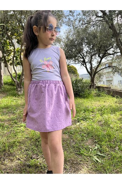 ÇOCUK TARZ MODA Scallop Girl's Skirt