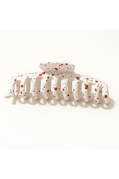 Srctech Set of 3 Large Size White Colored Patterned Buckles