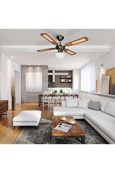 Magnotto Vantilatörlü Avize Tavan Tipi Vantilatör Pervane Avize Pervaneli Lambalı Tavanda Vanti Vantilatör