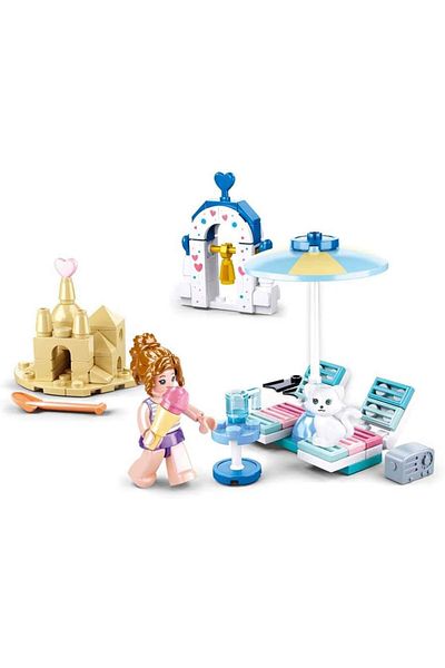 STOREMAX Bystoreby Girl's Dream Beach Party Construction Set, 102 Pieces Newdesing 646268