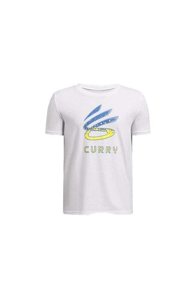 Under Armour Παιδικό μπλουζάκι με λογότυπο Curry 1387102-101