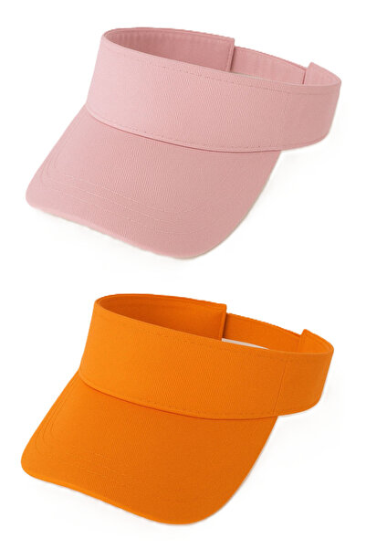 derikem Vizor de tenis reglabil cu velcro de bază pentru femei, șapcă de golf, vizor de protecție solară