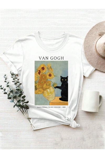 Jose Clothing Tricou imprimat cu mânecă scurtă cu croială supradimensionată