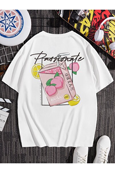 Bengi Clothing تي شيرت مطبوع بأكمام قصيرة وقصة كبيرة الحجم