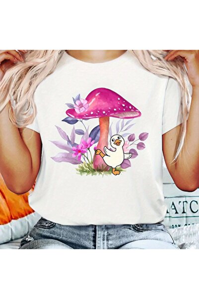 Jose Clothing تي شيرت مطبوع بأكمام قصيرة وقصة كبيرة الحجم