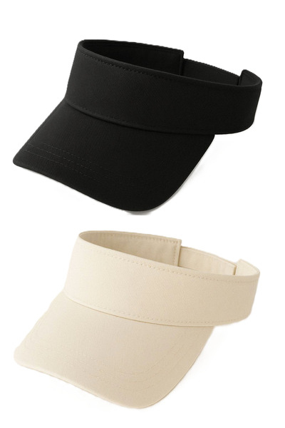 derikem Vizor de tenis reglabil cu velcro de bază pentru femei, șapcă de golf...