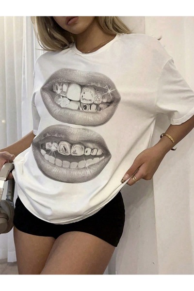 Jose Clothing Μπλουζάκι με κοντό μανίκι με στάμπα