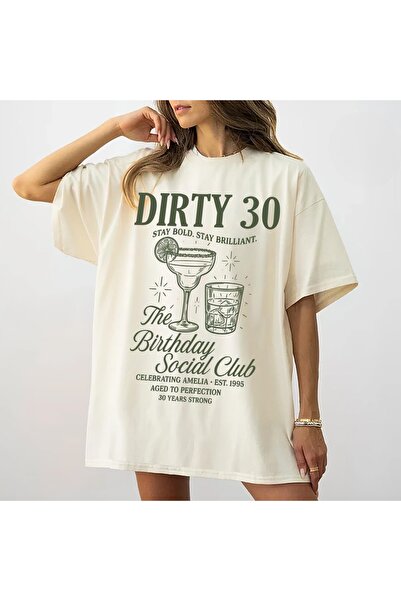 Bengi Clothing تي شيرت مطبوع بأكمام قصيرة وقصة كبيرة الحجم