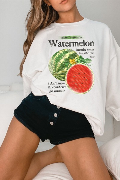 Bengi Clothing تي شيرت مطبوع بأكمام قصيرة وقصة كبيرة الحجم