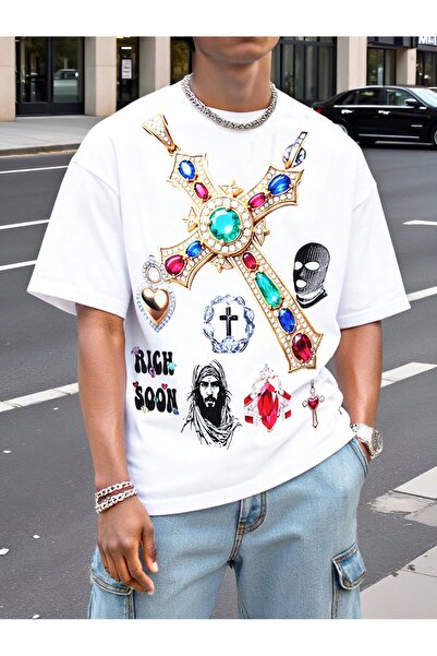 Jose Clothing Μπλουζάκι με κοντό μανίκι με στάμπα