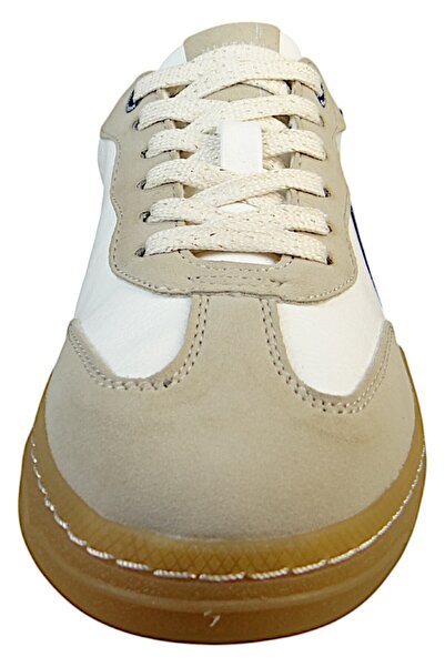 Mustang Damen Low Sneaker Low Top 1511303 Weiß 19 Weiss/schwarz Kunstleder
