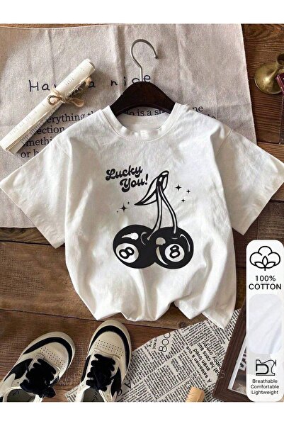 Jose Clothing Tricou imprimat cu mânecă scurtă cu croială supradimensionată