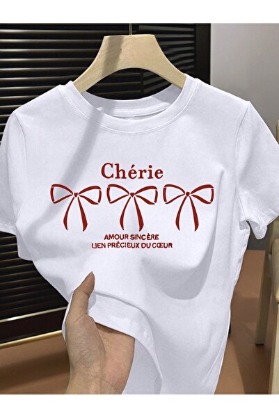 Bengi Clothing تي شيرت مطبوع بأكمام قصيرة وقصة كبيرة الحجم