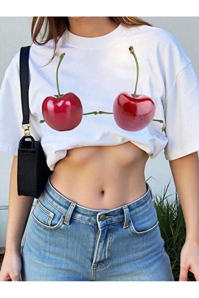 Jose Clothing Tricou imprimat cu mânecă scurtă cu croială supradimensionată