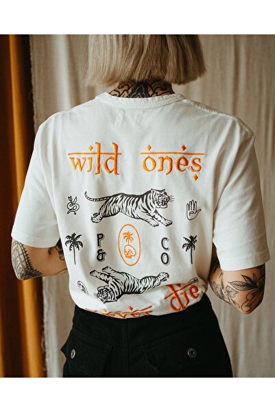 Jose Clothing Tricou imprimat cu mânecă scurtă cu croială supradimensionată