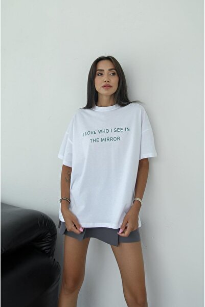 Jose Clothing Tricou imprimat cu mânecă scurtă cu croială supradimensionată