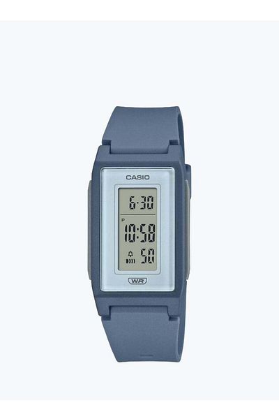 Casio Women's Watch - Slim Digital Design, Blue Dial, Resin Strap LF-10WH-2DF