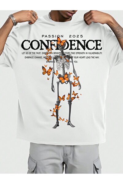 Jose Clothing Tricou imprimat cu mânecă scurtă cu croială supradimensionată