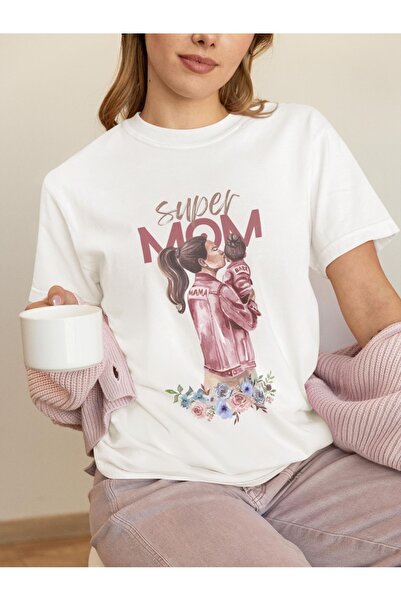 Jose Clothing Tricou imprimat cu mânecă scurtă cu croială supradimensionată