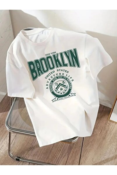 Jose Clothing Tricou imprimat cu mânecă scurtă cu croială supradimensionată