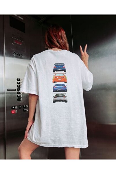 Jose Clothing Tricou imprimat cu mânecă scurtă cu croială supradimensionată