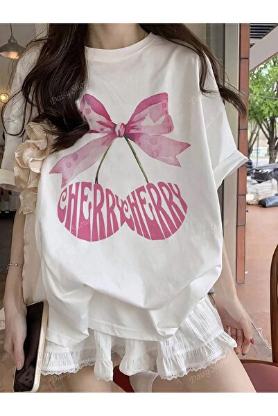 Jose Clothing Tricou imprimat cu mânecă scurtă cu croială supradimensionată