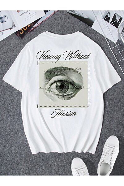 Bengi Clothing تي شيرت مطبوع بأكمام قصيرة وقصة كبيرة الحجم