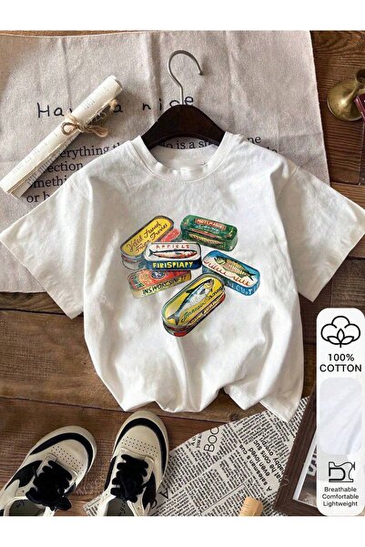 Jose Clothing Tricou imprimat cu mânecă scurtă cu croială supradimensionată