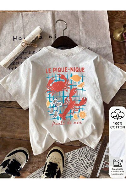 Jose Clothing تي شيرت مطبوع بأكمام قصيرة وقصة كبيرة الحجم