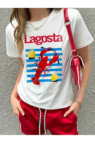 Jose Clothing تي شيرت مطبوع بأكمام قصيرة وقصة كبيرة الحجم