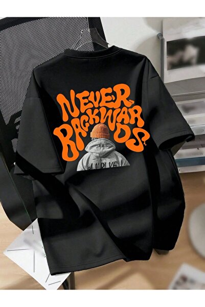 Jose Clothing Tricou imprimat cu mânecă scurtă cu croială supradimensionată