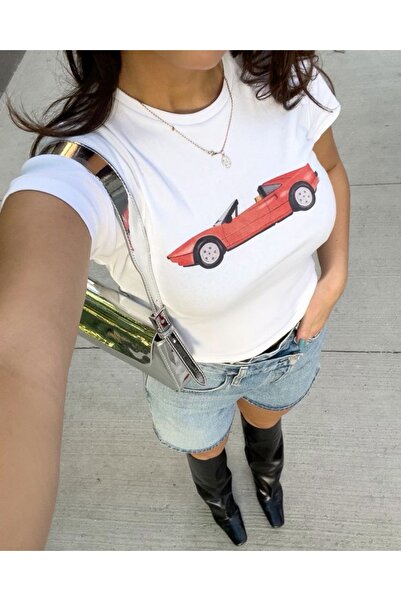 Jose Clothing تي شيرت مطبوع بأكمام قصيرة وقصة كبيرة الحجم