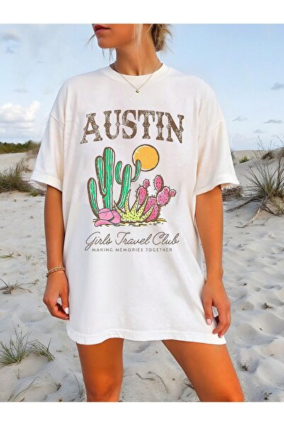 Bengi Clothing تي شيرت مطبوع بأكمام قصيرة وقصة كبيرة الحجم