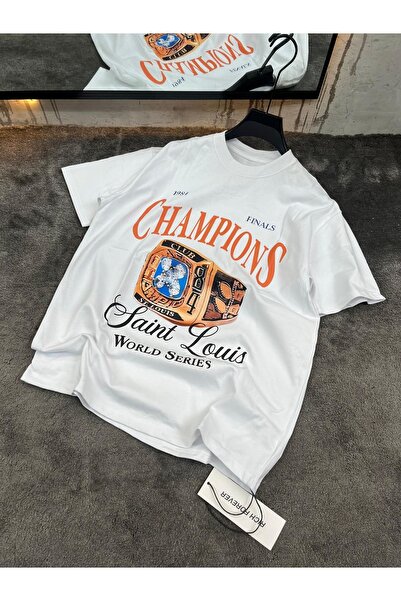 Jose Clothing Tricou imprimat cu mânecă scurtă cu croială supradimensionată