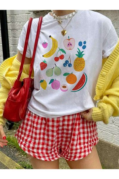 Bengi Clothing Oversize Cut Short Sleeve Printed T-Shirt